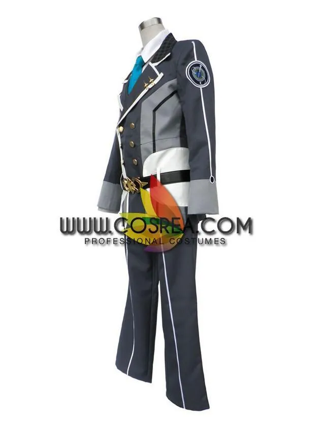 Starry Sky Seigetsu Academy Male Uniform Blue Tie Cosplay Costume