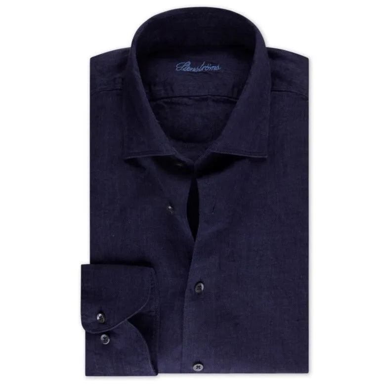 Stenstroms Linen Navy Shirt