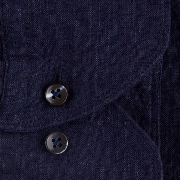 Stenstroms Linen Navy Shirt