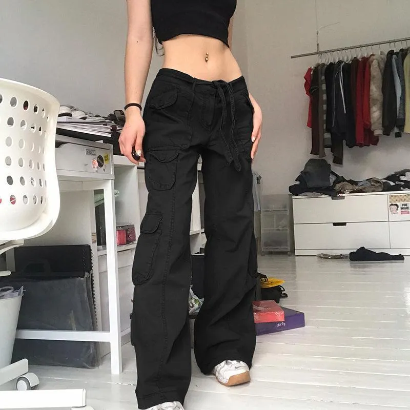 Straight Oversize Cargo Pants for Women - Make a Fashion Statement!