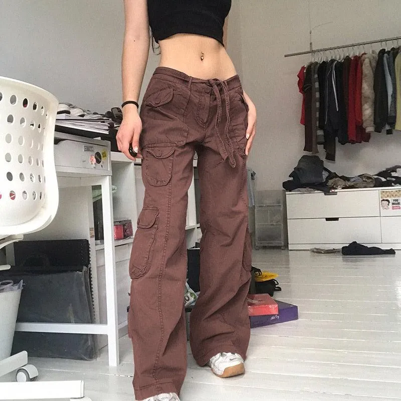 Straight Oversize Cargo Pants for Women - Make a Fashion Statement!