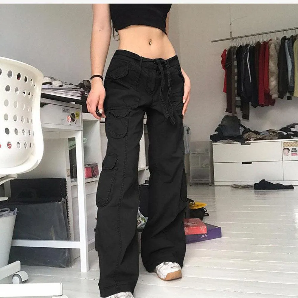 Straight Oversize Cargo Pants for Women - Make a Fashion Statement!