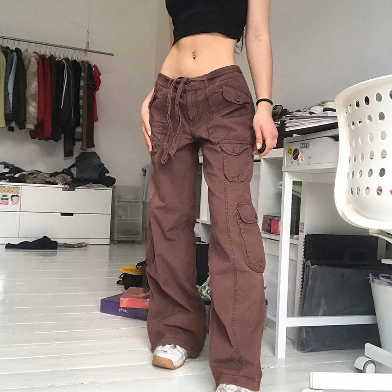 Straight Oversize Cargo Pants for Women - Make a Fashion Statement!