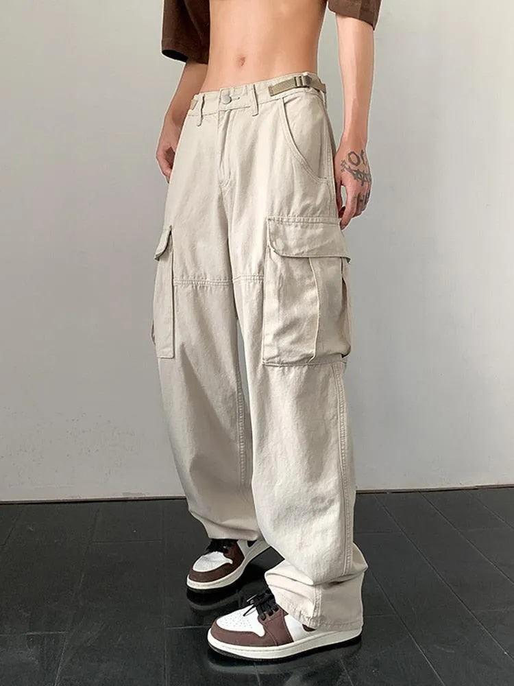 Straight Oversize Cargo Pants for Women - Make a Fashion Statement!