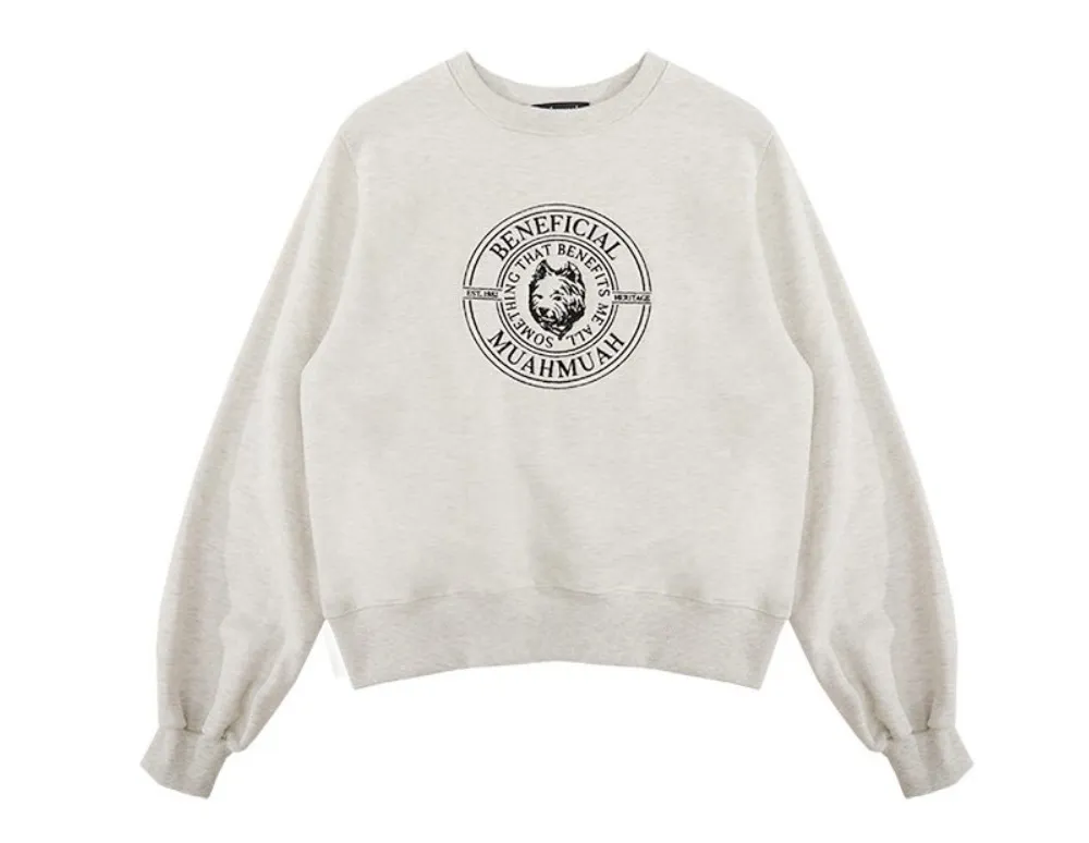 Street Style Long Sleeve Cotton Logo Shirt