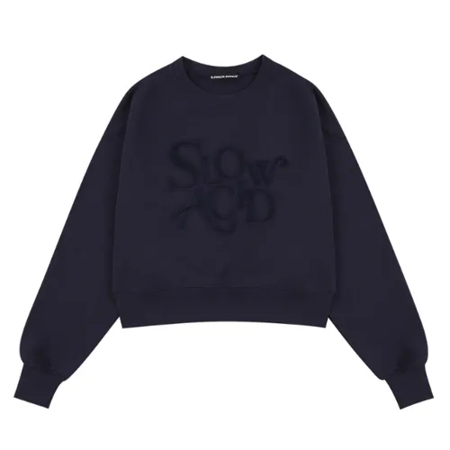 Street Style Long Sleeves Logo Hoodies & Sweatshirts | Slow Acid