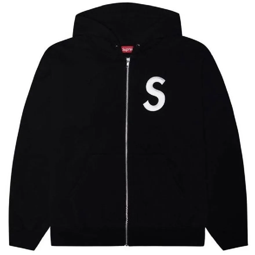 Supreme Unisex Long Sleeve Logo Hoodies