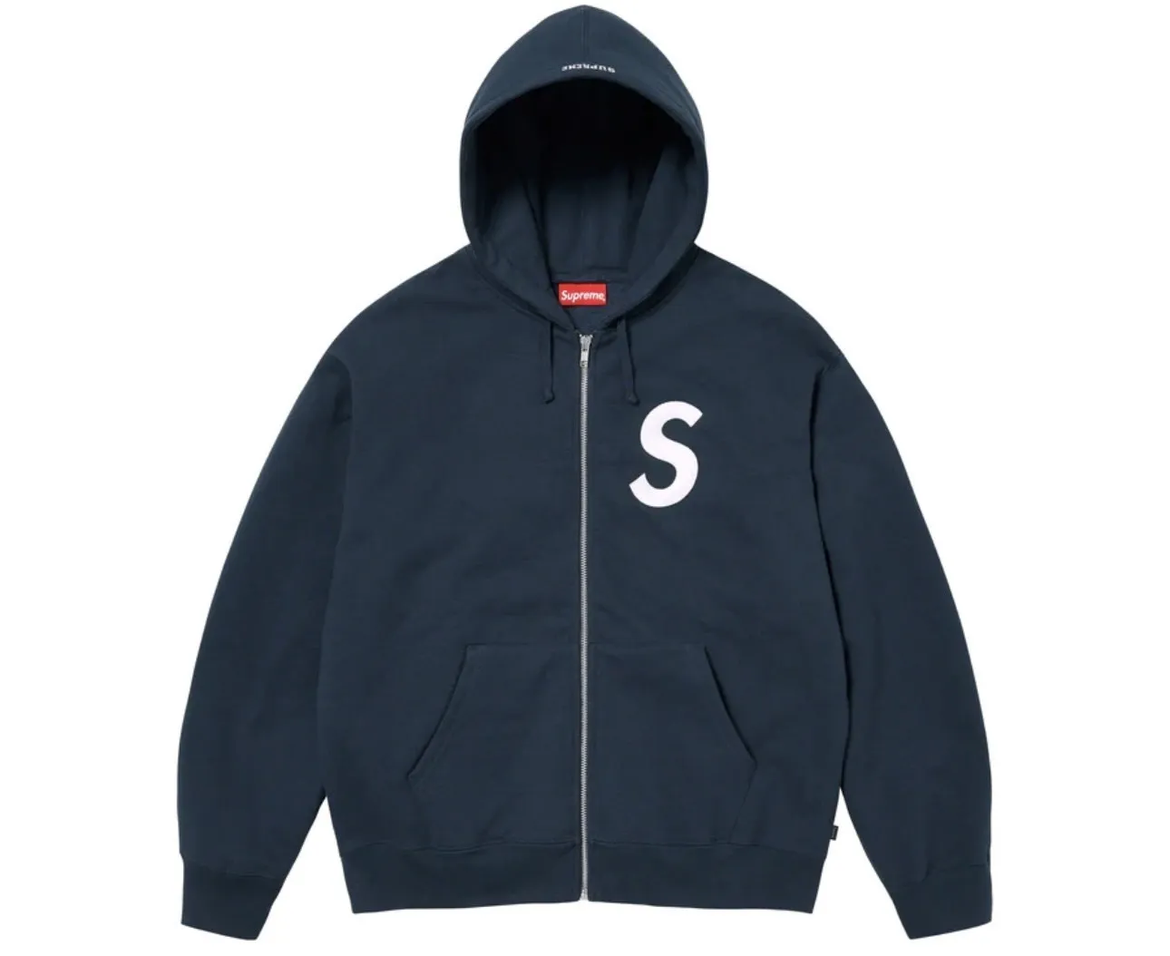 Supreme Unisex Long Sleeve Logo Hoodies