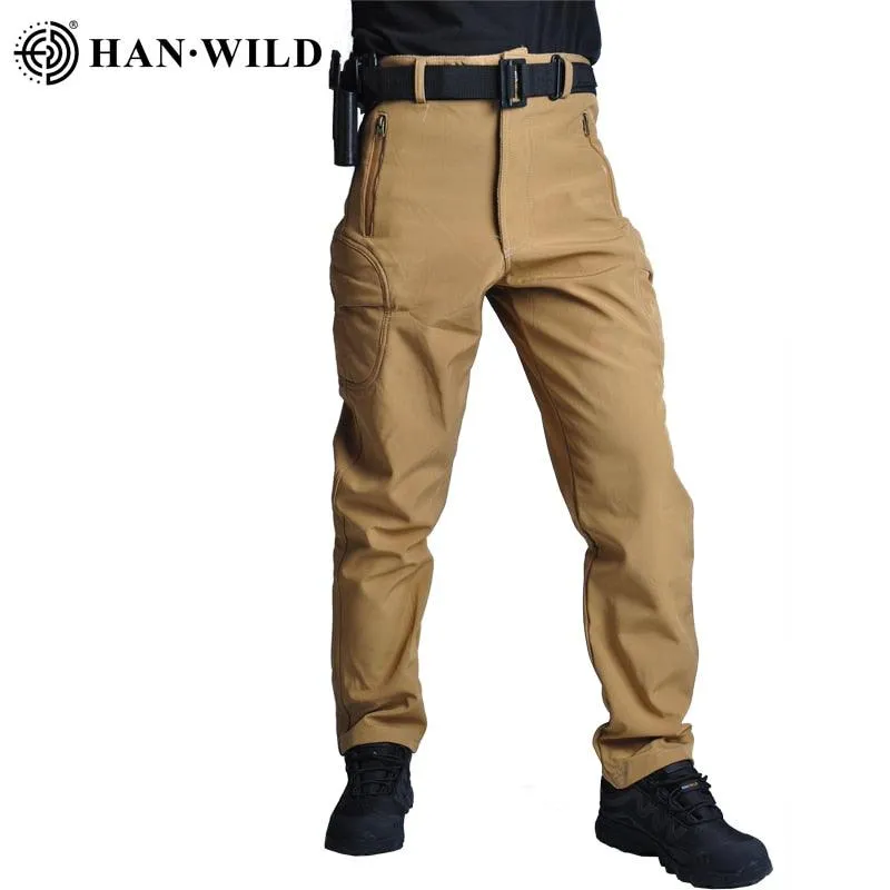 Tactical Pants - Soft Shell - Fleece - Cargo - Military Pants