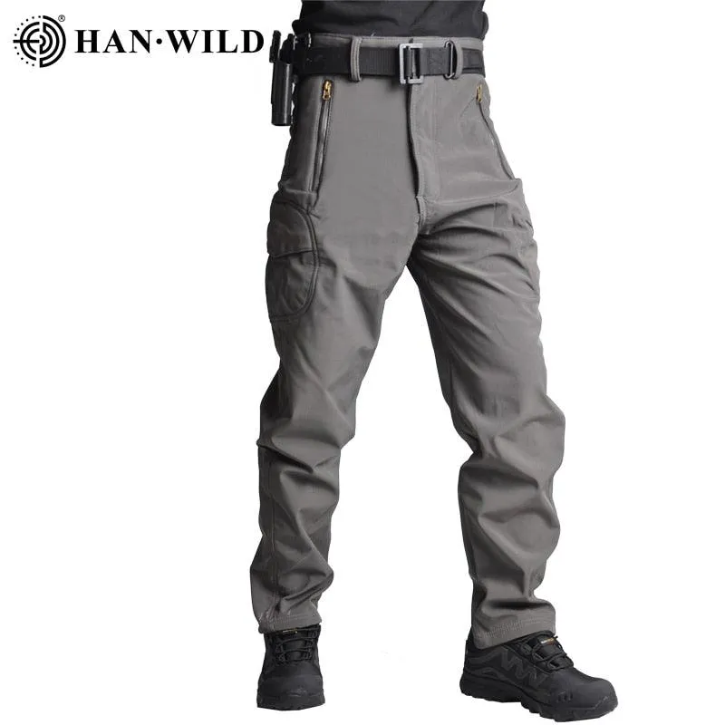 Tactical Pants - Soft Shell - Fleece - Cargo - Military Pants