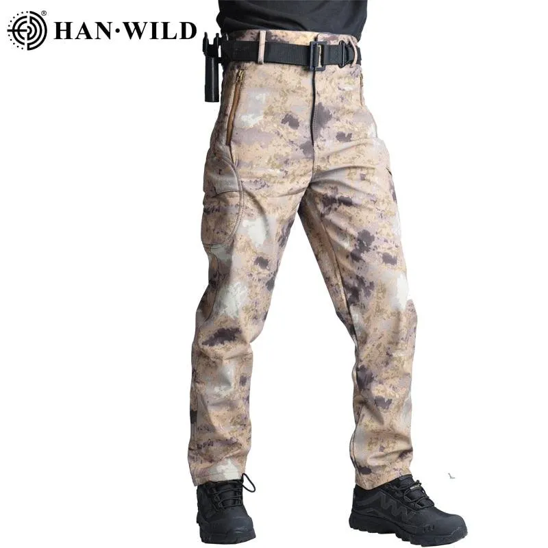 Tactical Pants - Soft Shell - Fleece - Cargo - Military Pants