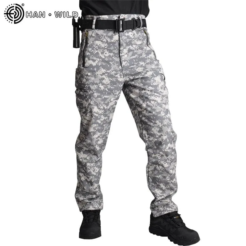 Tactical Pants - Soft Shell - Fleece - Cargo - Military Pants