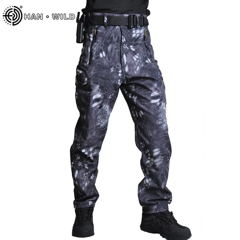 Tactical Pants - Soft Shell - Fleece - Cargo - Military Pants