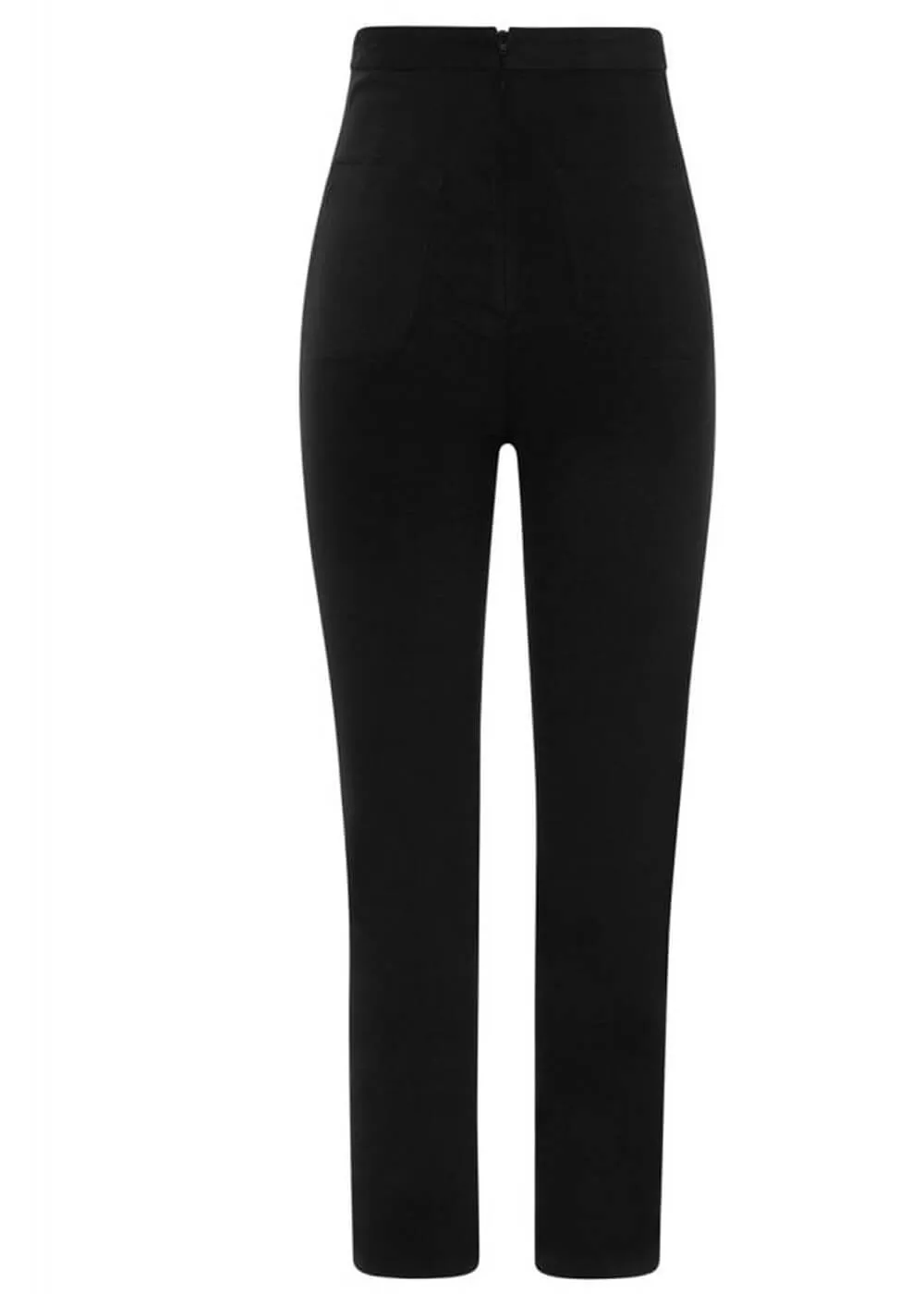 Tali Cigarette 50's Pants Black - Collectif Boutique