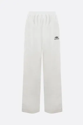 technical tracksuit pants with logo embroidery