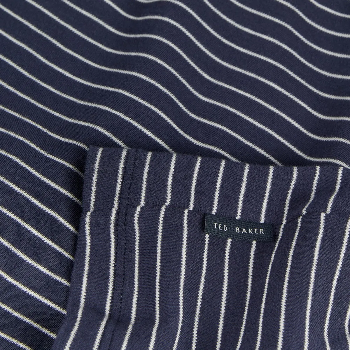 Ted Baker striped t-shirt navy.