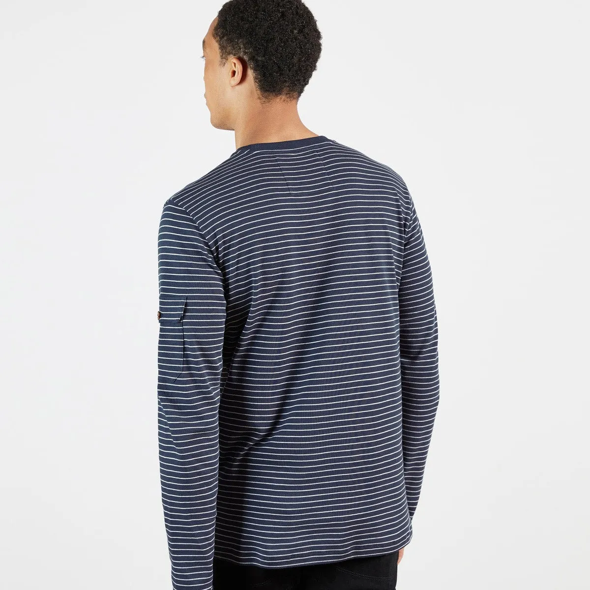 Ted Baker striped t-shirt navy.