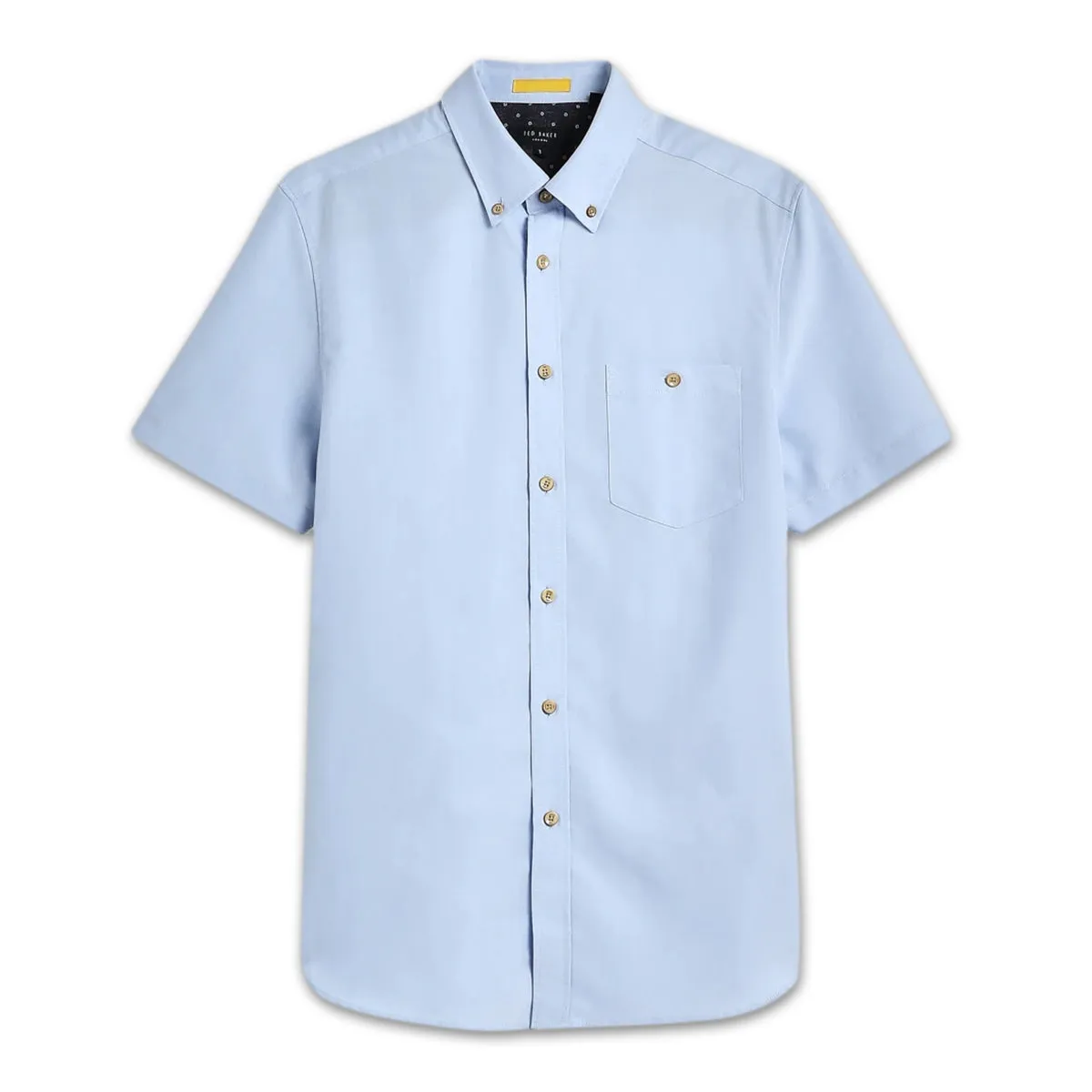 Ted Baker - YASAI Short Sleeve Oxford Shirt Blue.