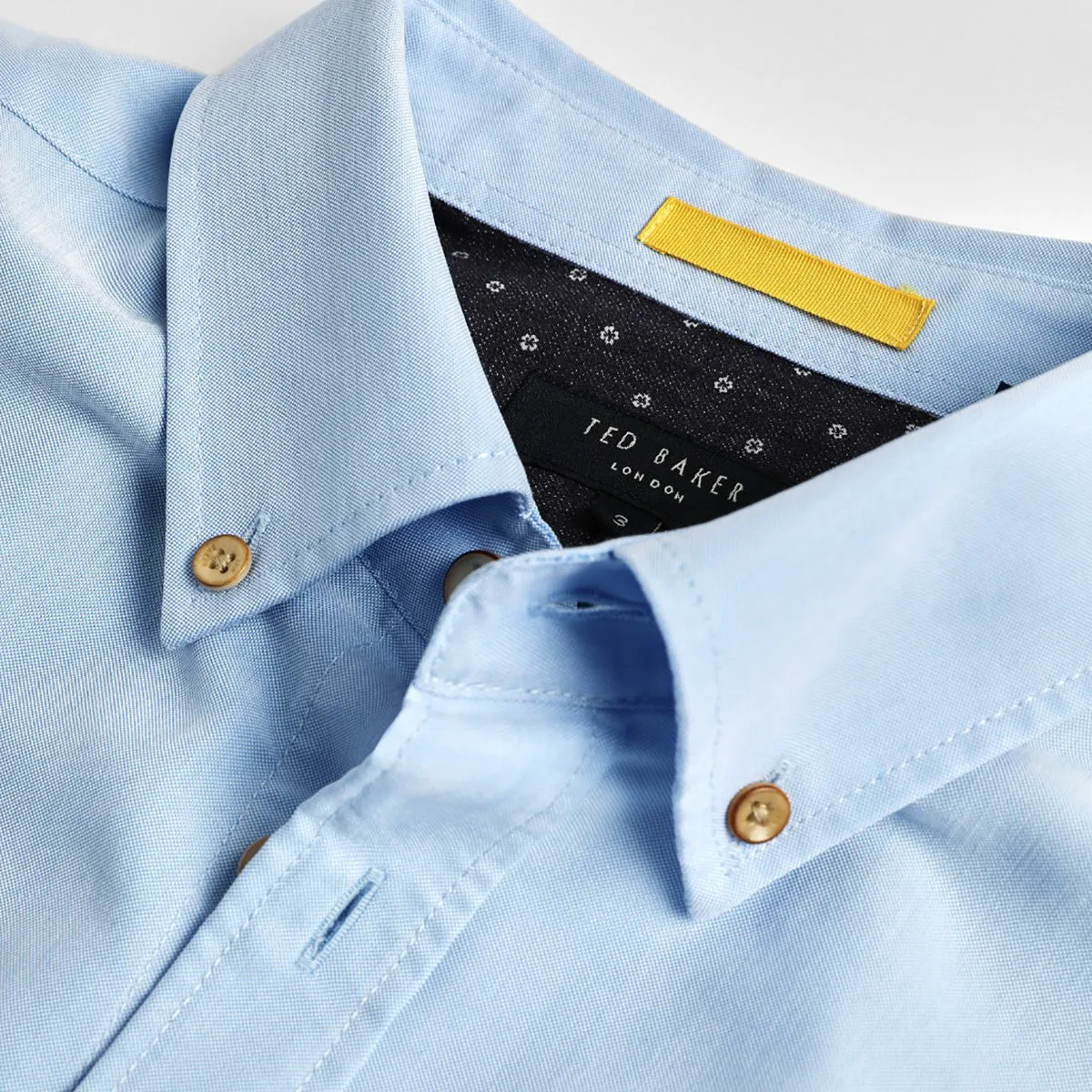 Ted Baker - YASAI Short Sleeve Oxford Shirt Blue.