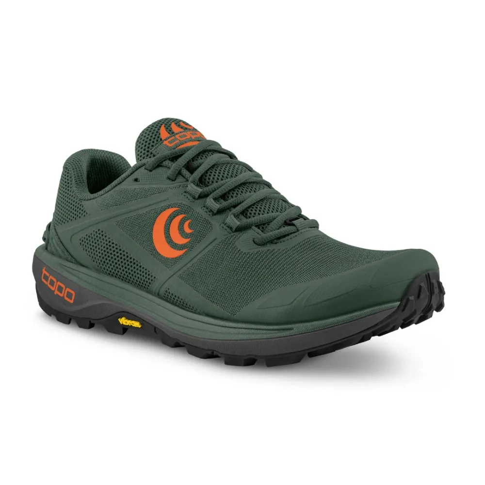 Topo Athletic Terraventure 4 - Green/Orange Men's Running Shoes