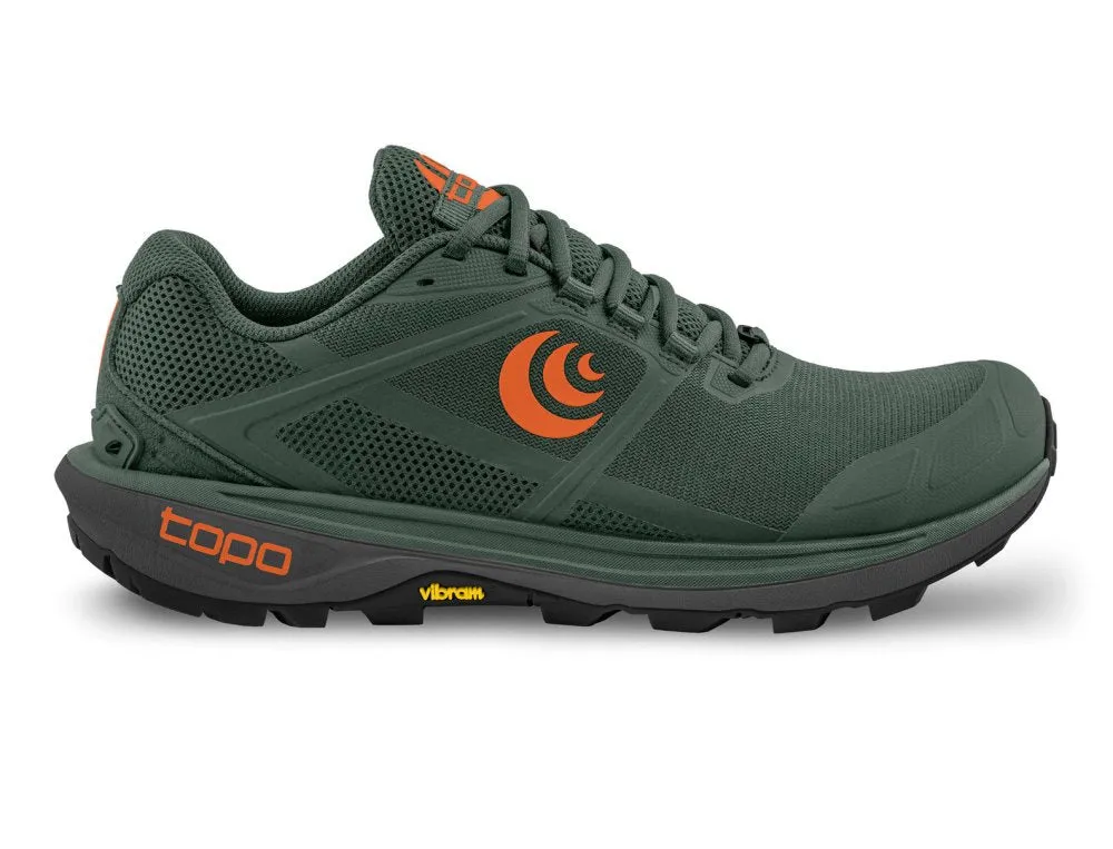 Topo Athletic Terraventure 4 - Green/Orange Men's Running Shoes