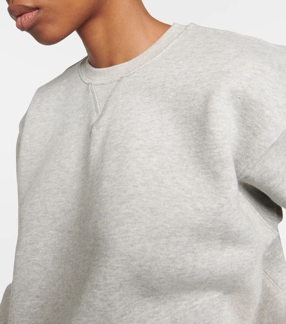 TOTEME Crew Neck Unisex Sweat Street Style Plain Long Sleeves - Shop Now!