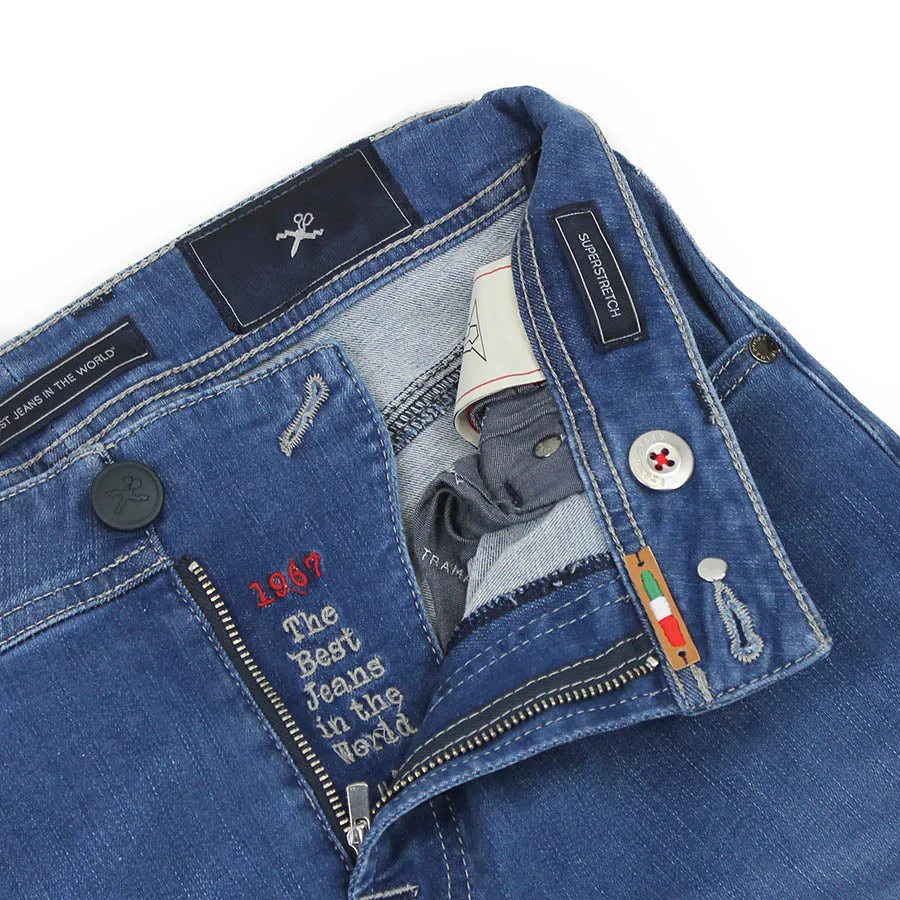 Tramarossa jeans - Leonardo Slim 12 Month Denim in Blue