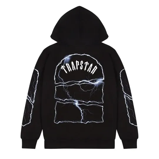 Trapstar London Street Style Long Sleeves Cotton Logo Hoodies for Sale