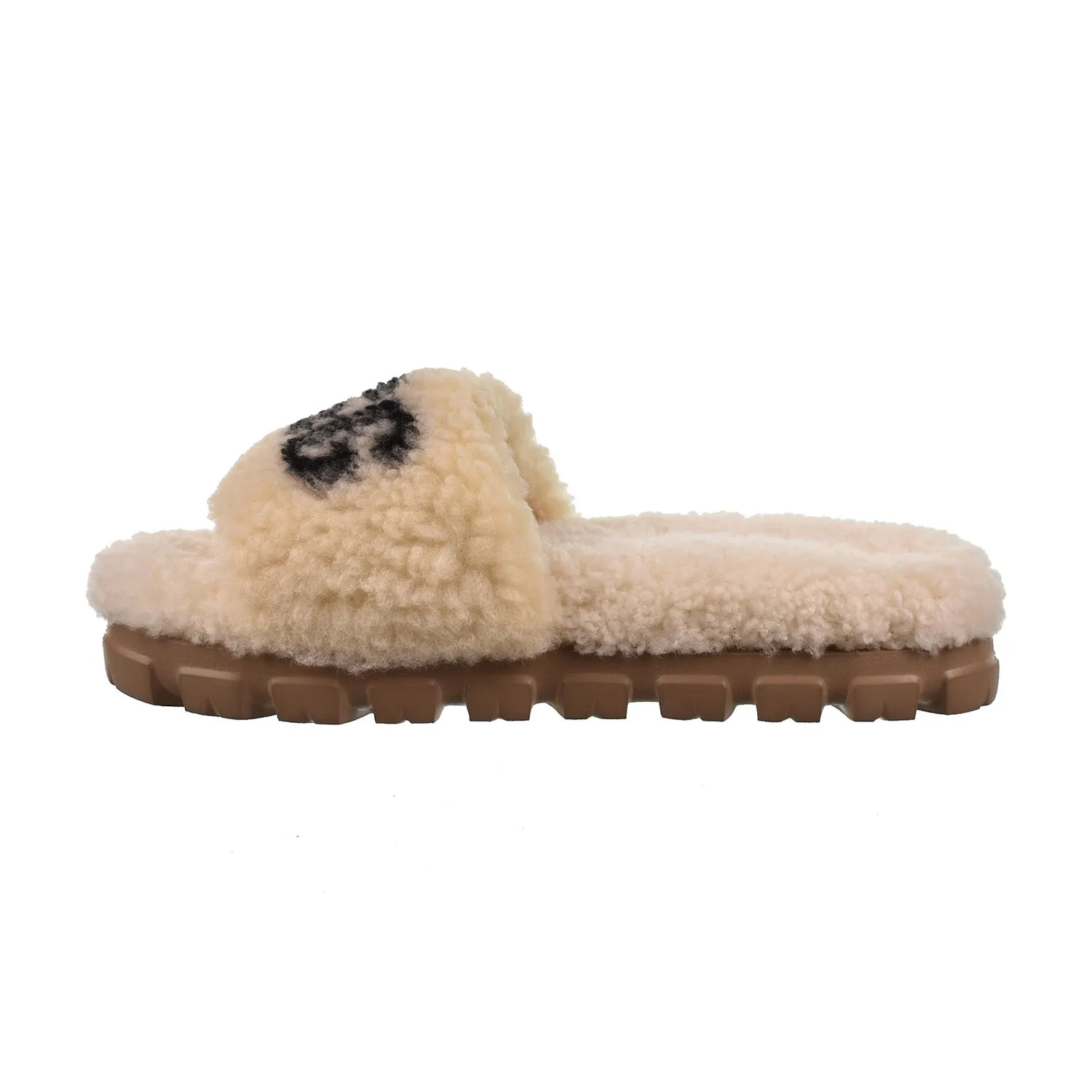 UGG Cozetta Curly Graphic Women's Slipper Natural - Best Price, Free Shipping