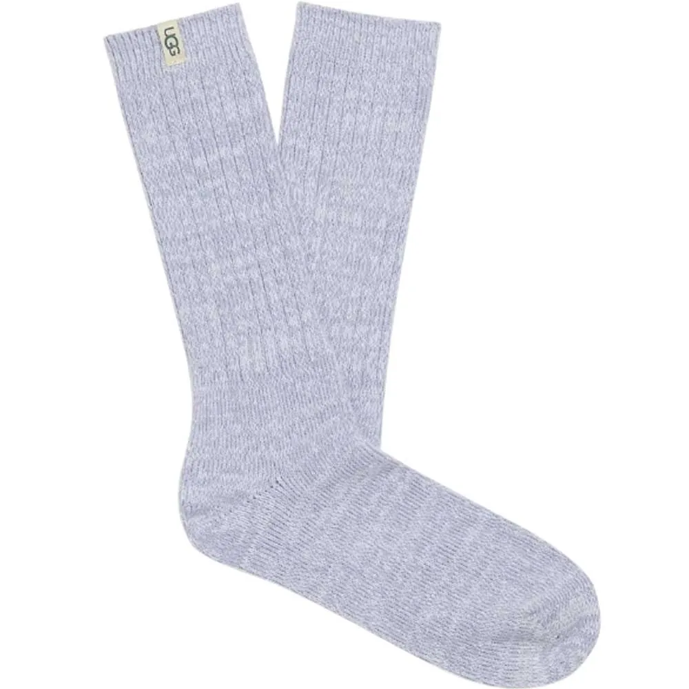 UGG Rib Knit Slouchy Crew Sock Icelandic Blue (Women's)