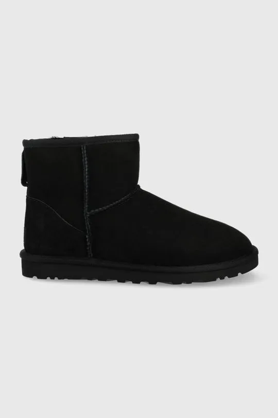 UGG suede snow boots men's black color