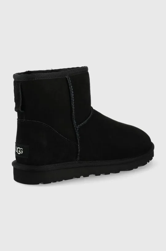 UGG suede snow boots men's black color