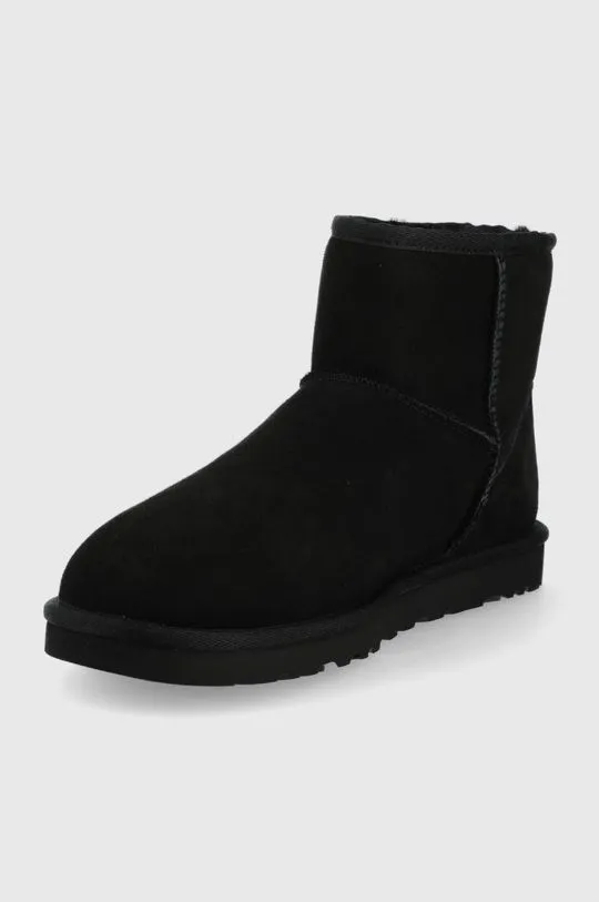 UGG suede snow boots men's black color