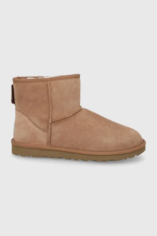 UGG suede snow boots men's brown color