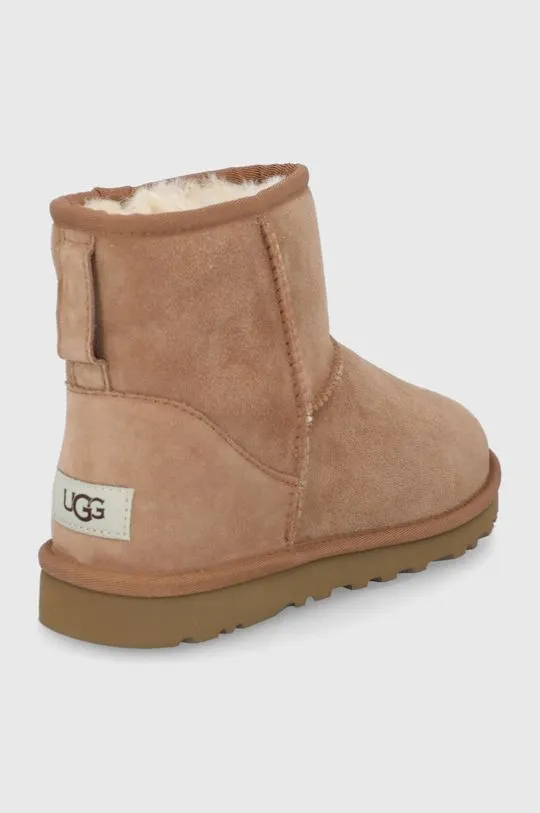 UGG suede snow boots men's brown color