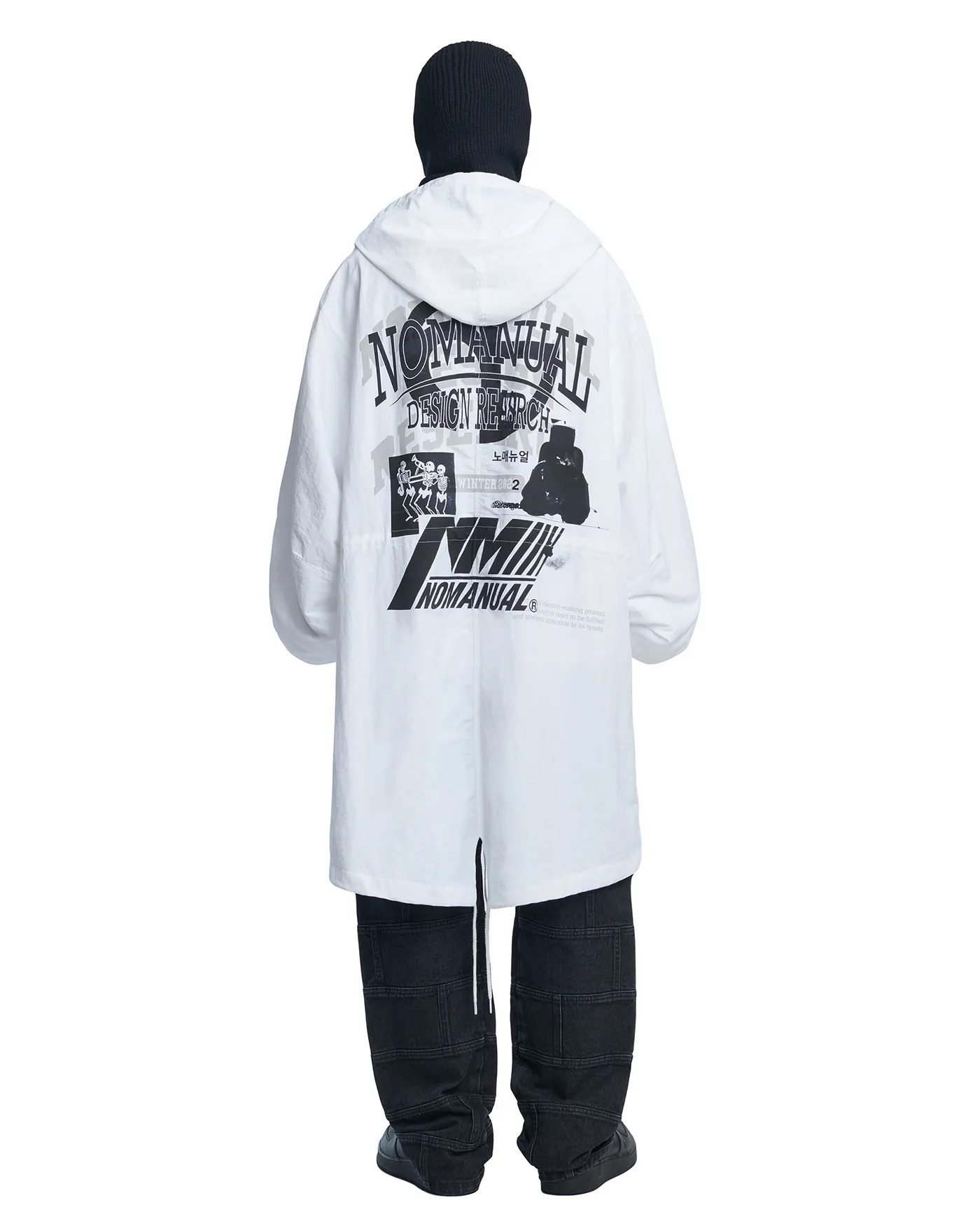 Unisex Street Style Oversized Logo Hoodies - NOMANUAL