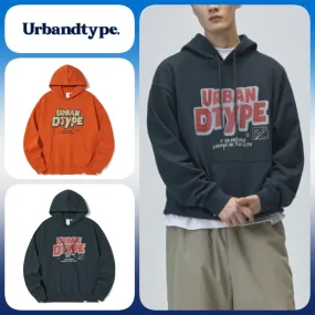 UrbanType Unisex Long Sleeve Oversized Logo Hoodies