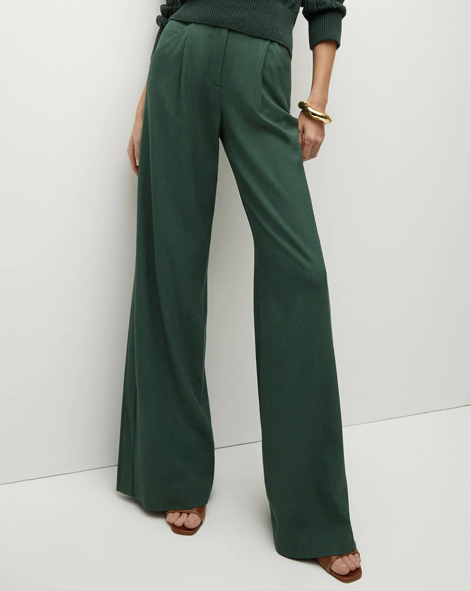 Veronica Beard Marbeau Pant Forest