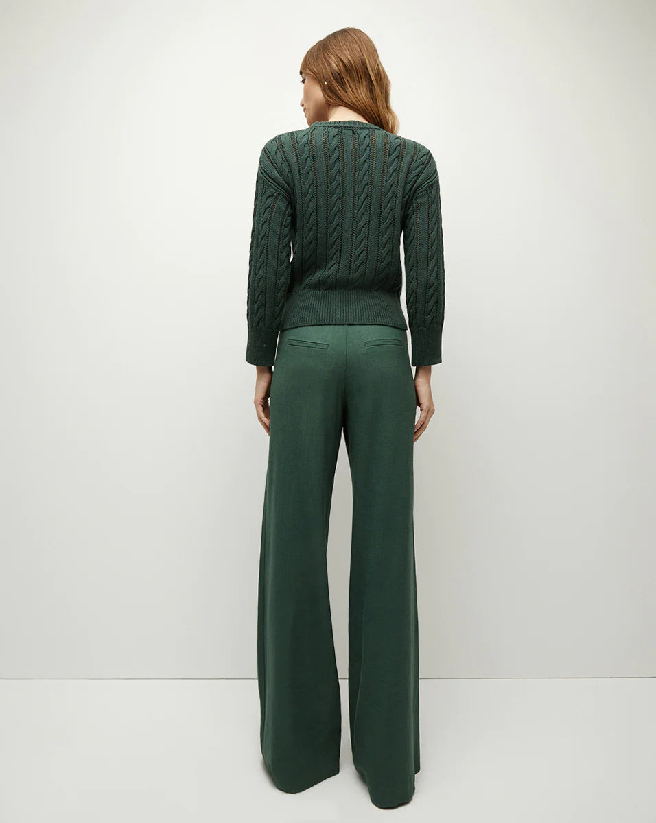 Veronica Beard Marbeau Pant Forest