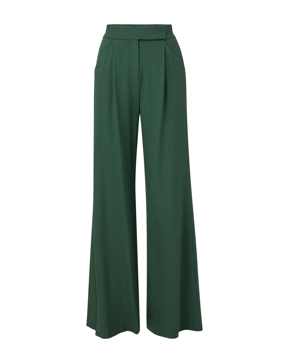 Veronica Beard Marbeau Pant Forest