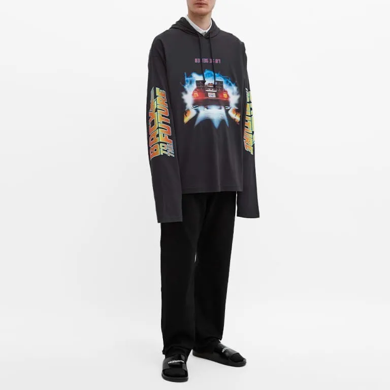 VETEMENTS | Unisex Street Style Long Sleeves Cotton Oversized Logo - Google SEO friendly results: Oversized Logo Long Sleeve Cot