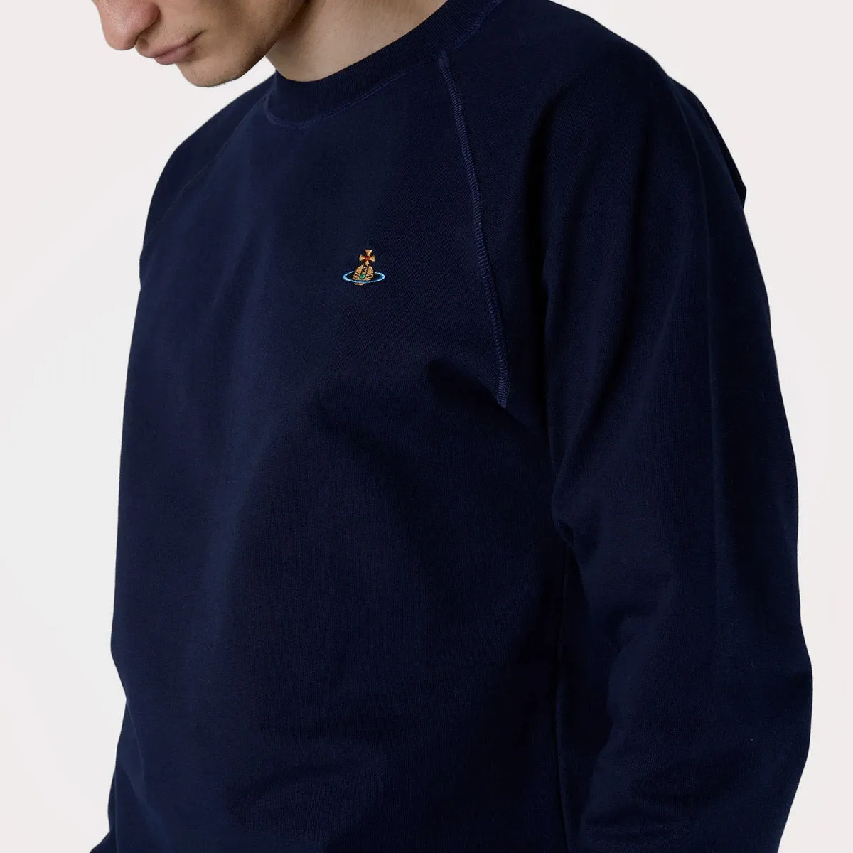 Vivienne Westwood navy raglan sweatshirt