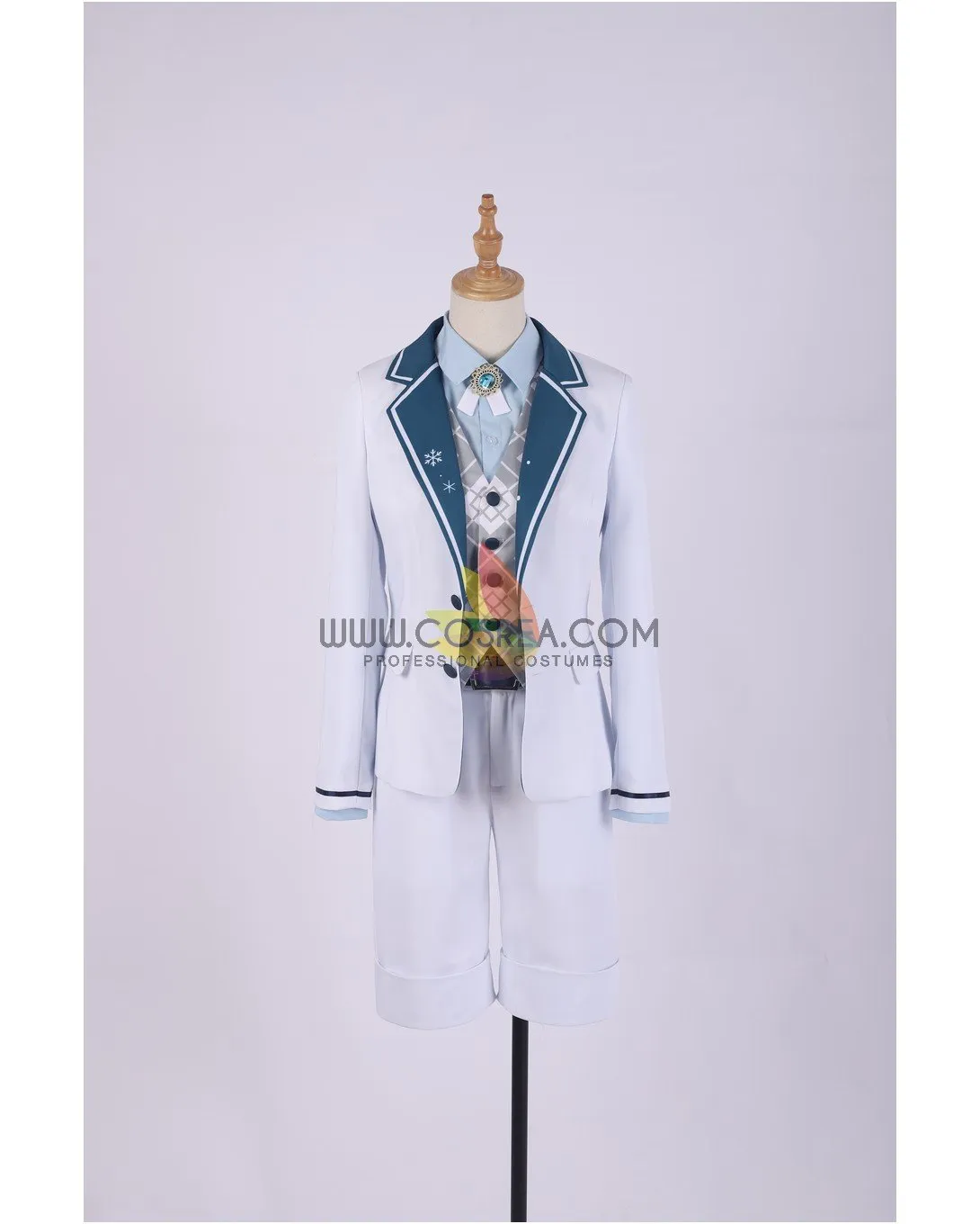 Vocaloid Len Snow Cosplay Costume