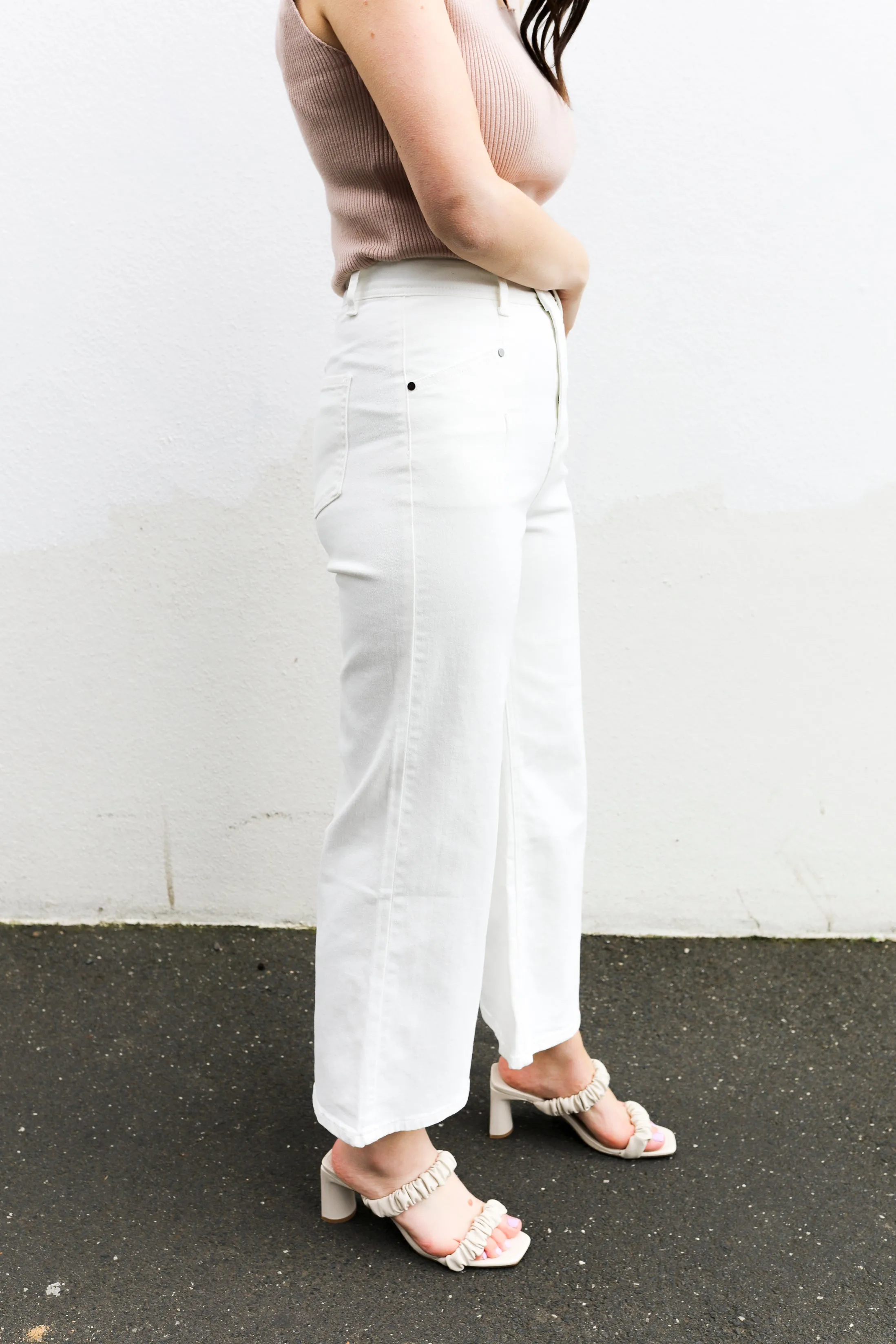 White Creed Jeans