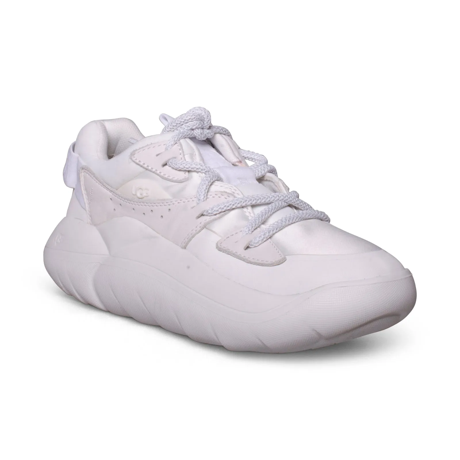 White UGG La Cloud Lace Women's Sneakers