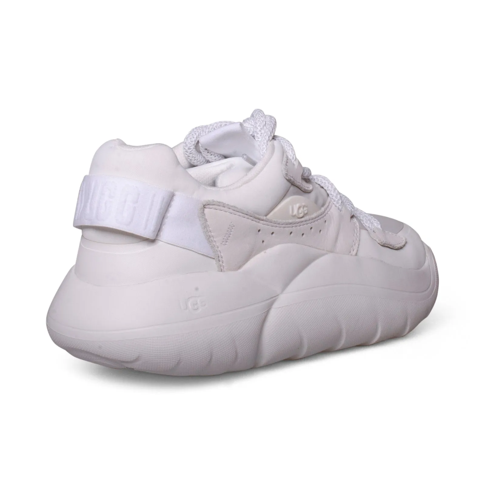 White UGG La Cloud Lace Women's Sneakers