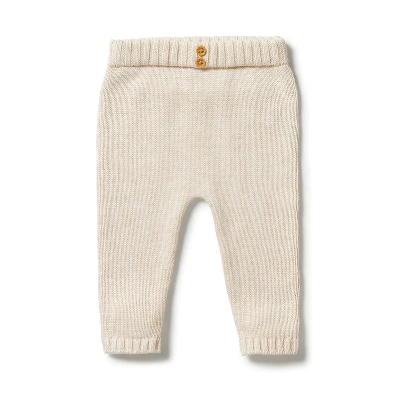 Wilson & Frenchy Sand Melange Knitted Legging