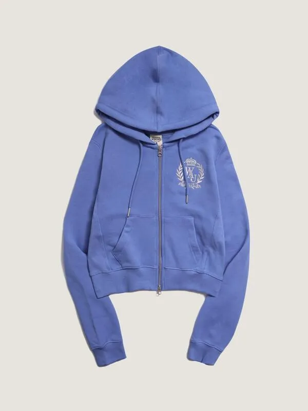 Women's Emblem Hood Zip Up (4 Colors) | WHO.A.U WHMZD2225F