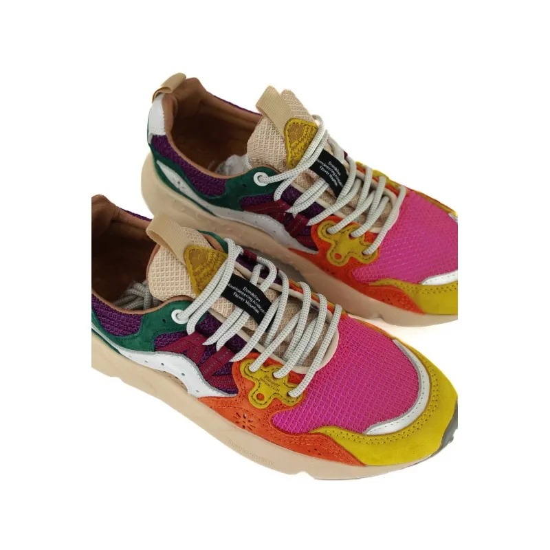 Women's Multicolored White Sneakers