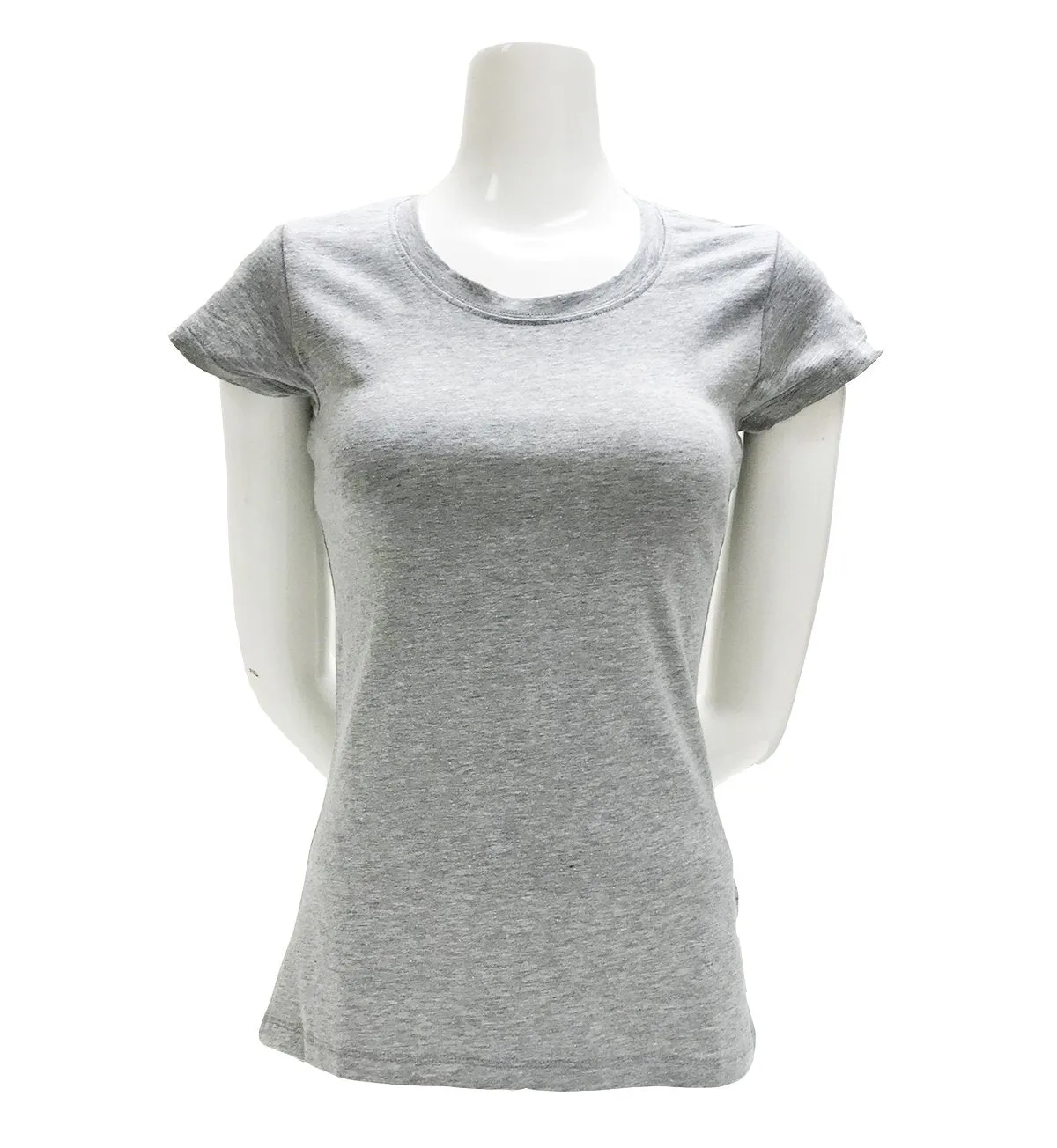 Women's Plain Crew Neck T-Shirt - 15 Color Options | Black, Yellow